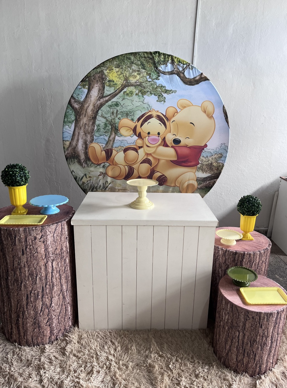 Ursinho Pooh Kit Prata - Festa Criativa Udi