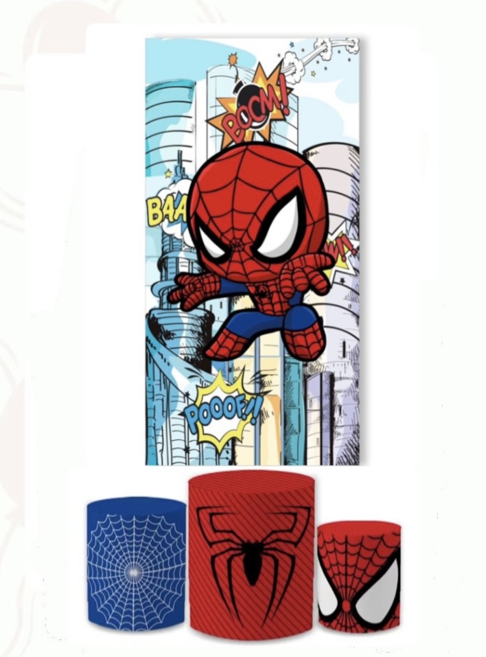Capas de Tecido Sublimamos Homem Aranha Baby - Festa Criativa Udi