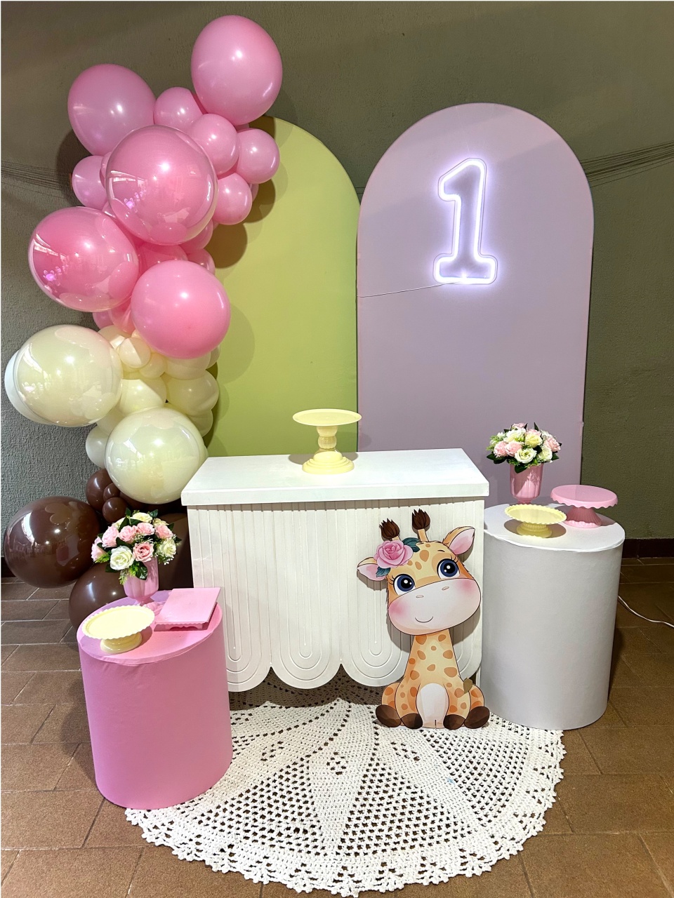 Decoração Girafa - Festa Criativa Udi