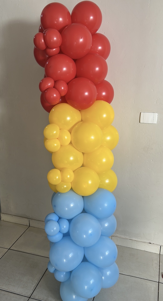 Arco de Balões Orgânico Tradicional 1,80 - Festa Criativa Udi