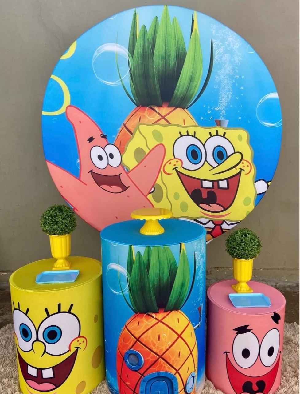 Bob Esponja Kit Bronze - Festa Criativa Udi