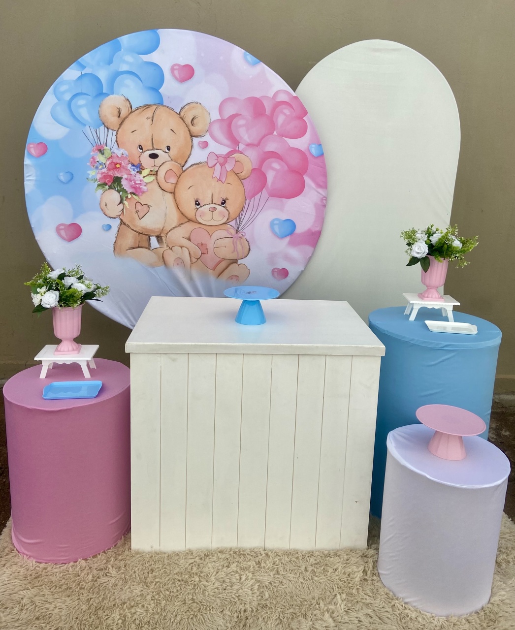 Kit Ouro Chá Revelação - Festa Criativa Udi