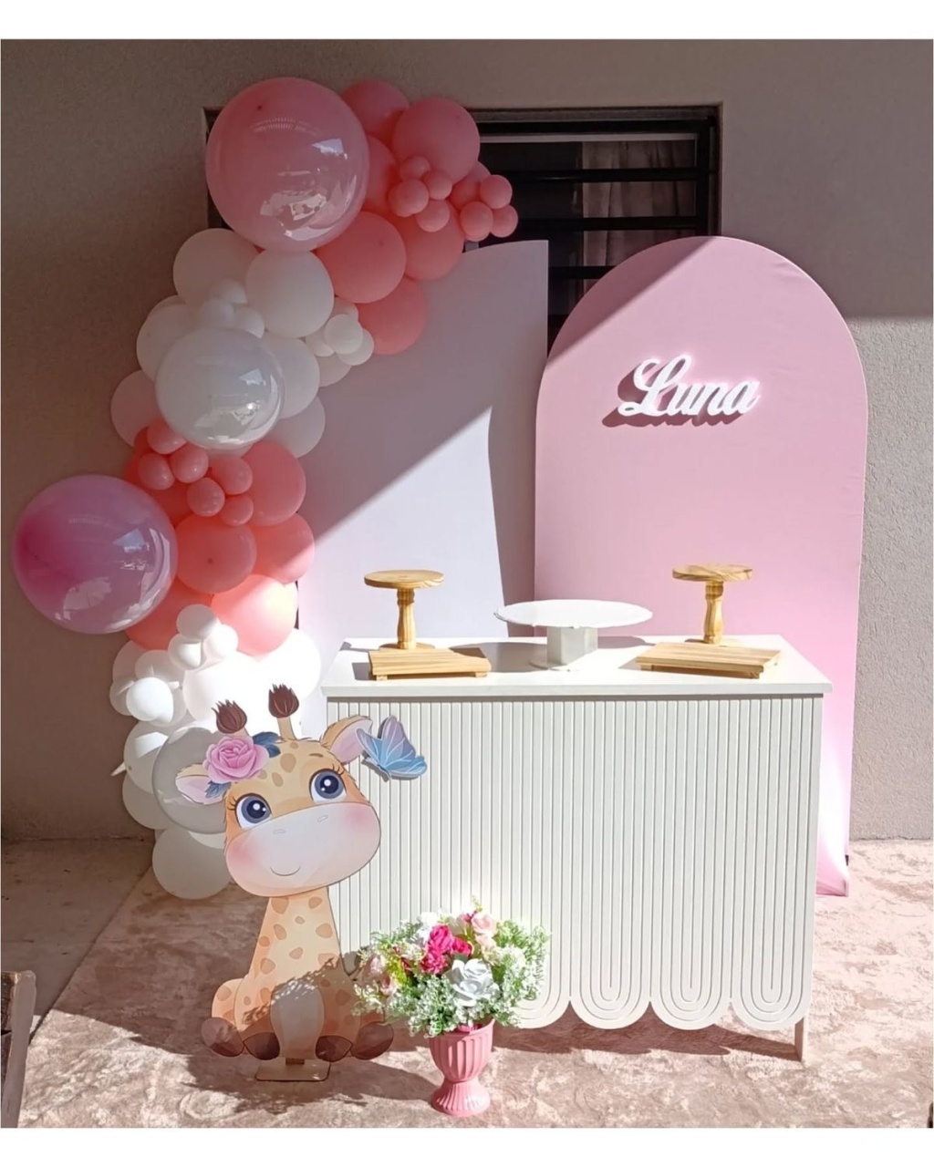 Decoração Girafa - Festa Criativa Udi