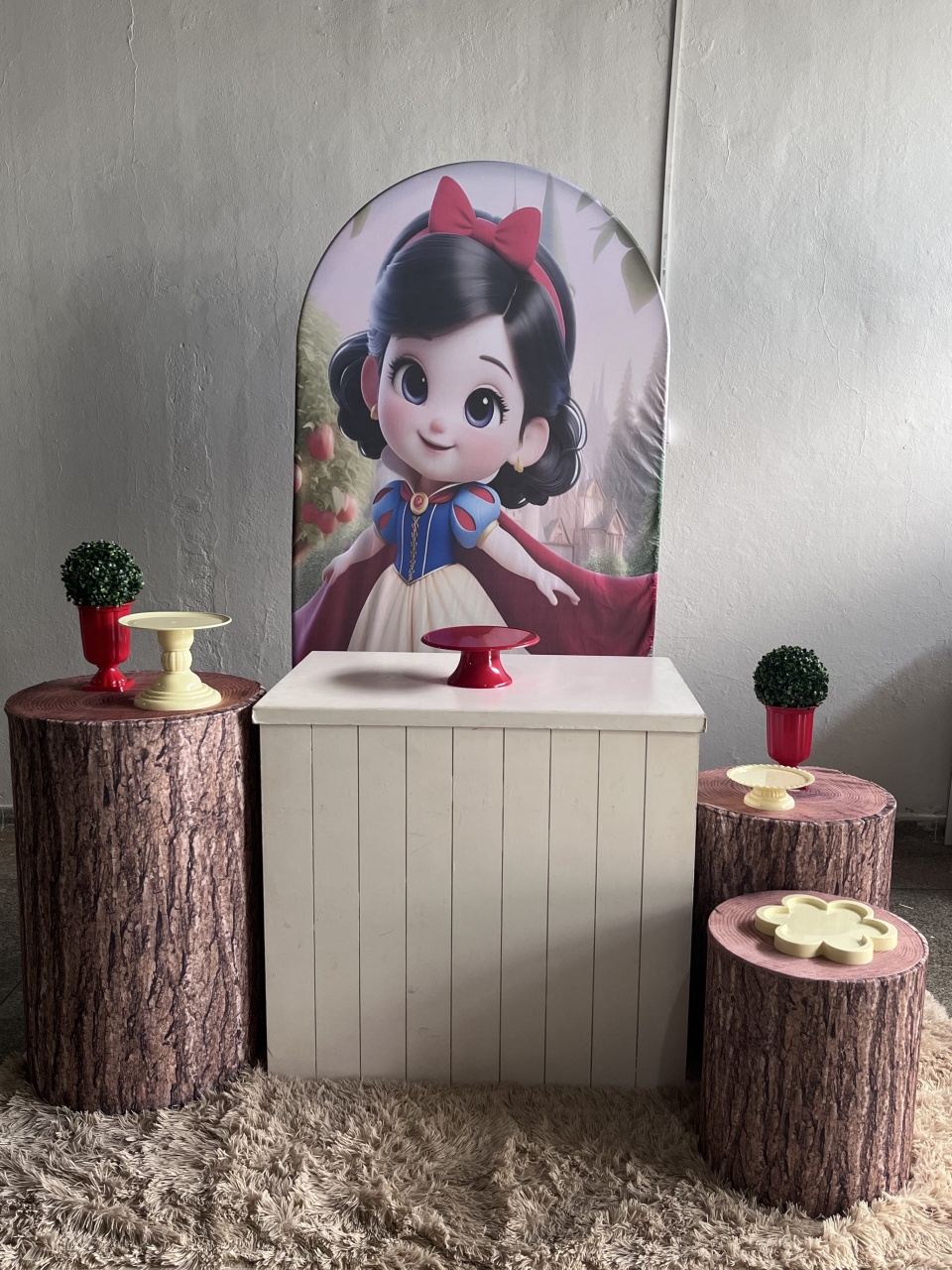 Branca de Neve Baby Kit Prata - Festa Criativa Udi