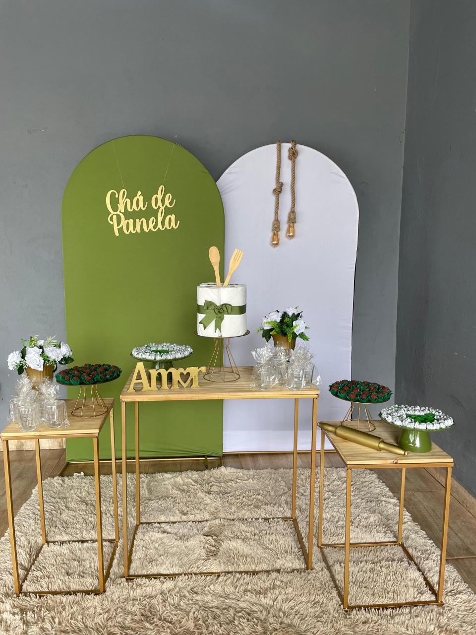 Chá de Panela Verde Oliva - Festa Criativa Udi