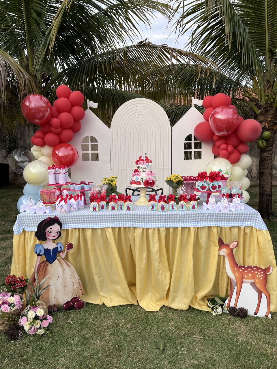 Decoração Branca de Neve - Festa Criativa Udi