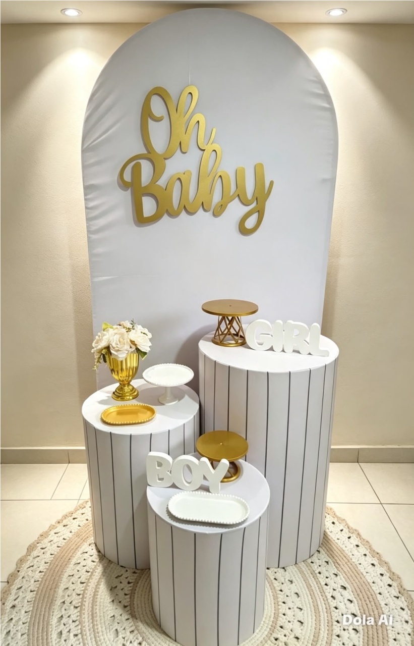 Alugue Pegue Monte Tema Para Festa Decoração Chá Revelação Oh Baby - Catálogo Digital Big Day 