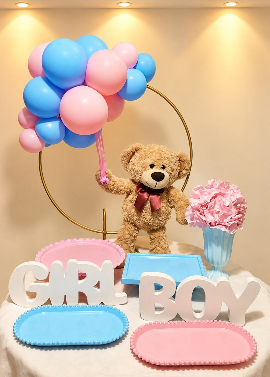 Alugue Festa Na Mesa Chá Revelação Urso 2 - Catálogo Digital Big Day 