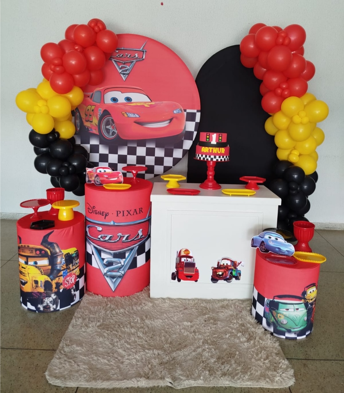 Alugue Pegue Monte Tema Para Festa Decoração Carros 2 - Catálogo Digital Big Day 