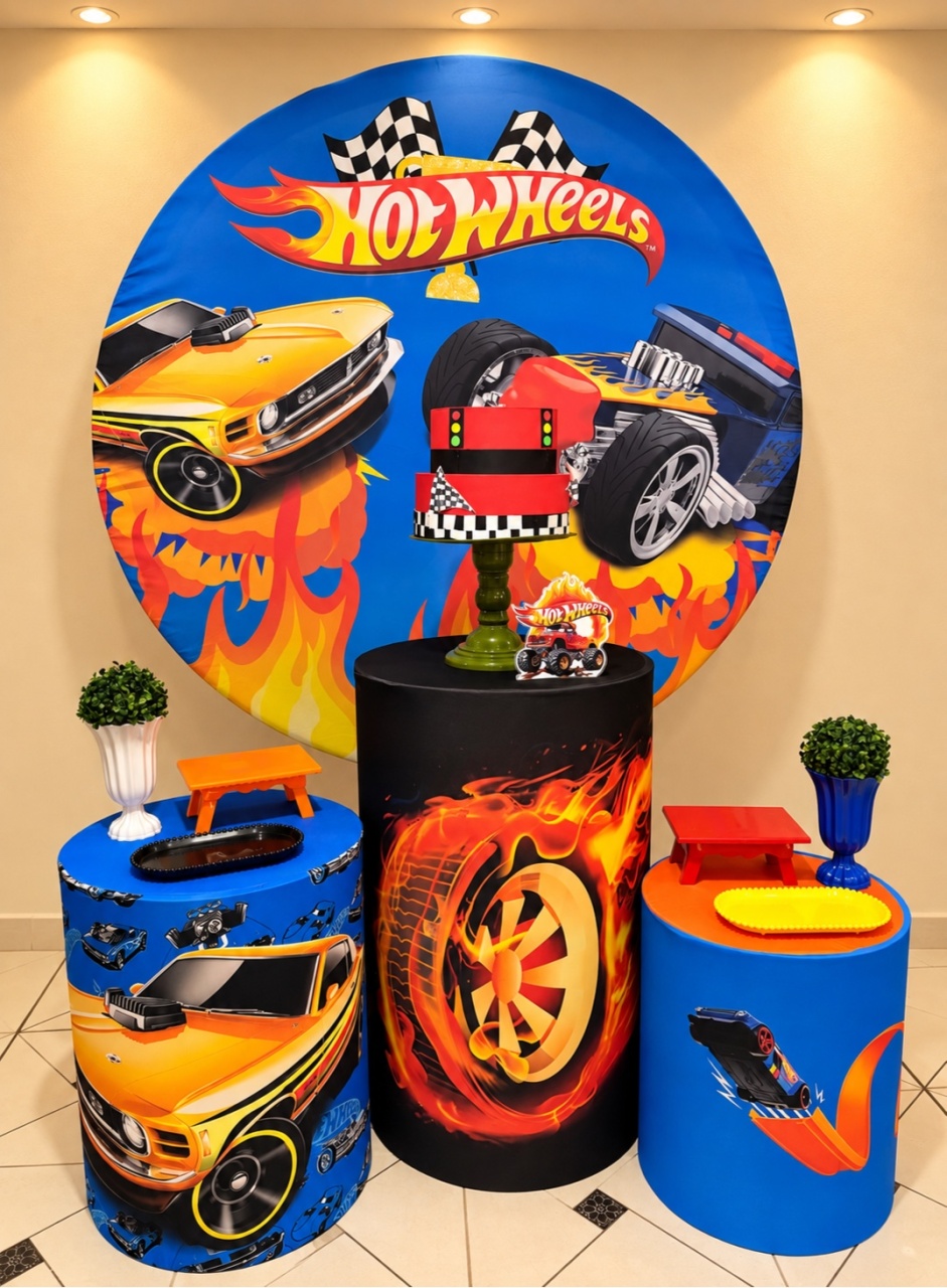 Alugue Pegue Monte Tema Para Festa Decoração  Hot Wheels - Catálogo Digital Big Day 