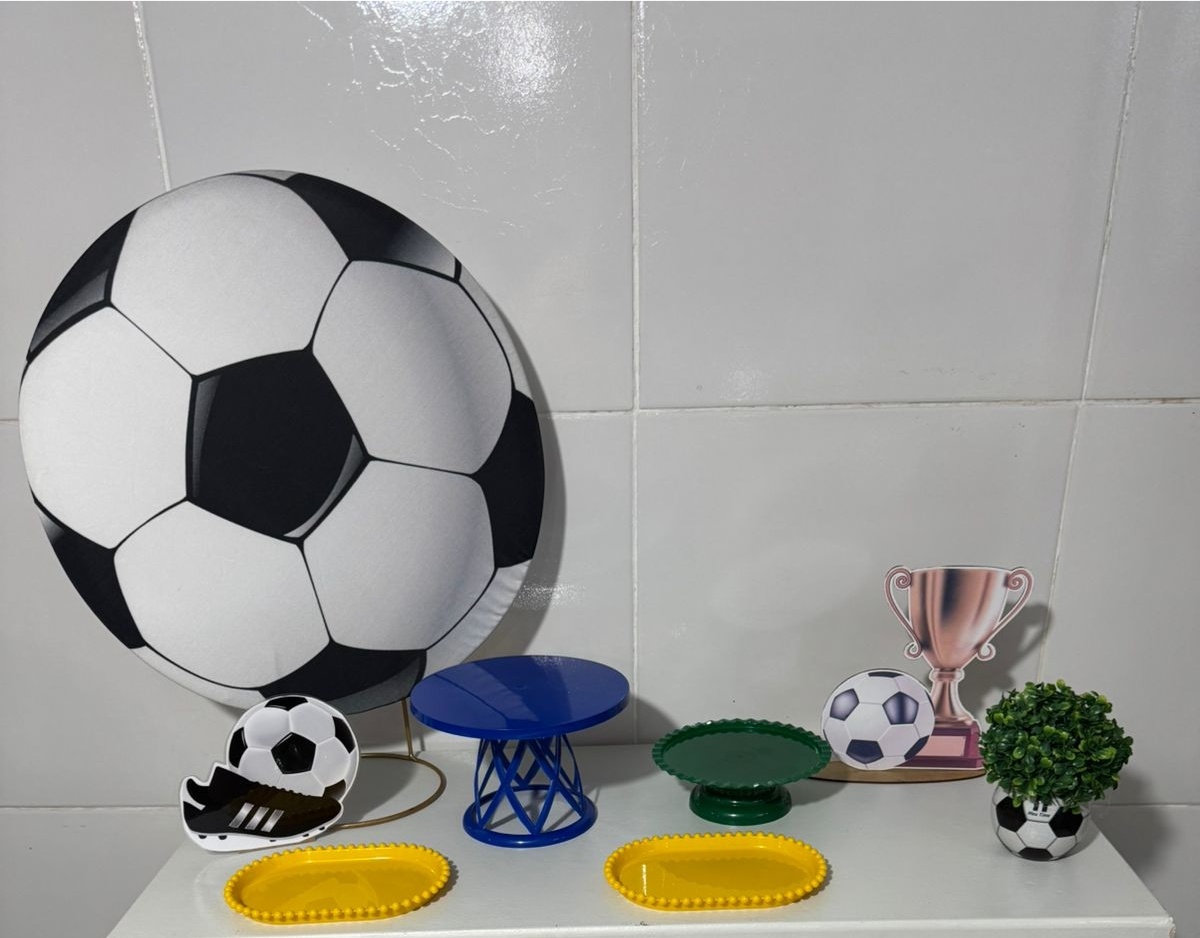 Alugue Festa Na Mesa Bola Futebol - Catálogo Digital Big Day 