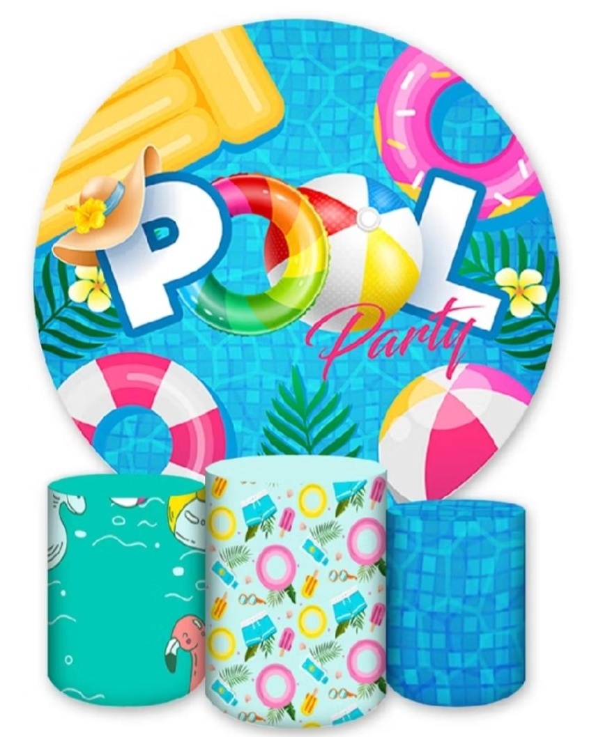 Alugue Tema Para Festa Decoração Pool Party Manina - Catálogo Digital Big Day 