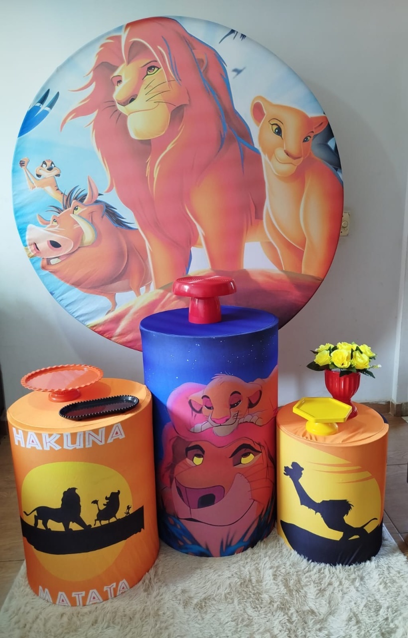 Alugue Pegue Monte Tema Para Festa Decoração Rei Leão - Catálogo Digital Big Day 