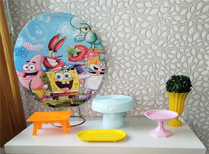 Alugue Festa Na Mesa Bob Esponja 2 - Catálogo Digital Big Day 