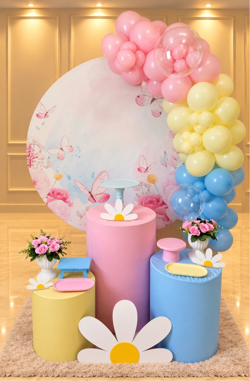 Alugue Pegue Monte Tema Para Festa Decoração Jardim das Borboletas - Catálogo Digital Big Day 