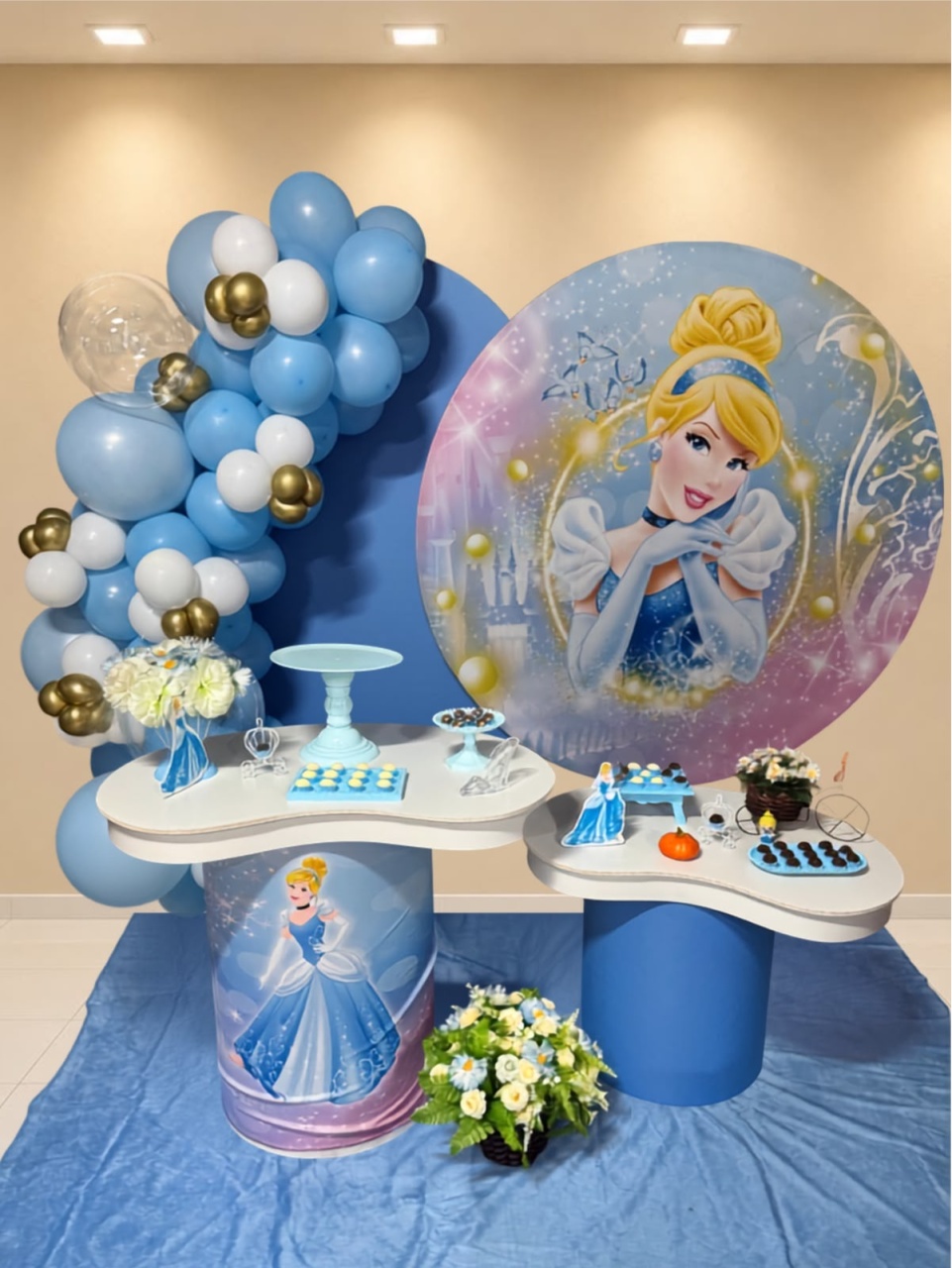 Alugue Pegue Monte Tema Para Festa Mesa Orgânica Decoração Cinderela Luxo - Catálogo Digital Big Day 