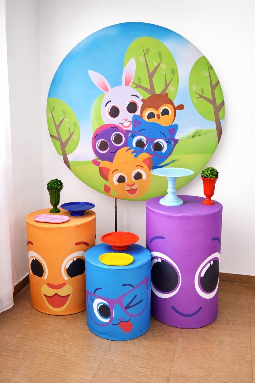 Alugue Pegue Monte Tema Para Festa Decoração  Bolofofos  - Catálogo Digital Big Day 