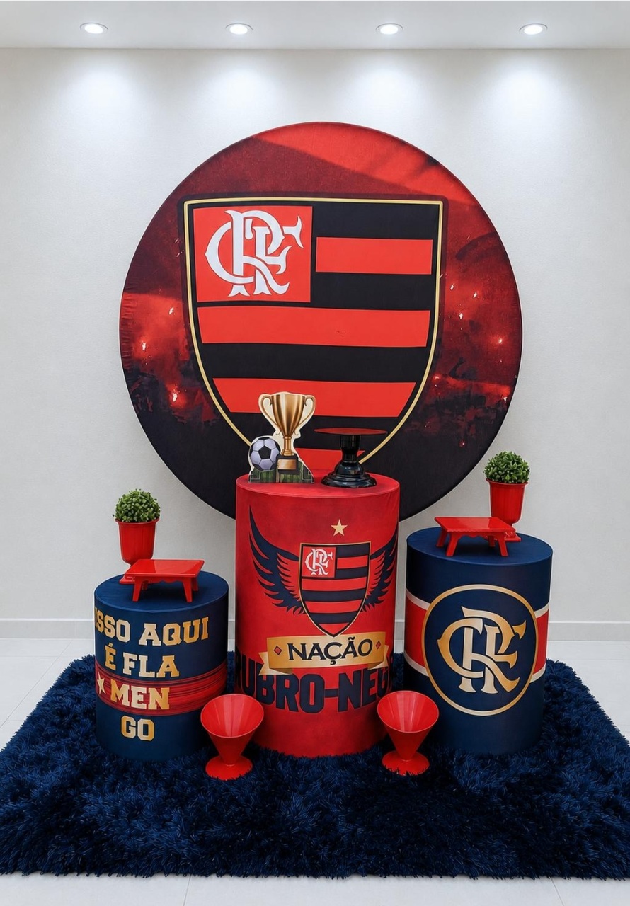 Alugue Pegue Monte Para Decoração de Festa Tema Flamengo - Catálogo Digital Big Day 