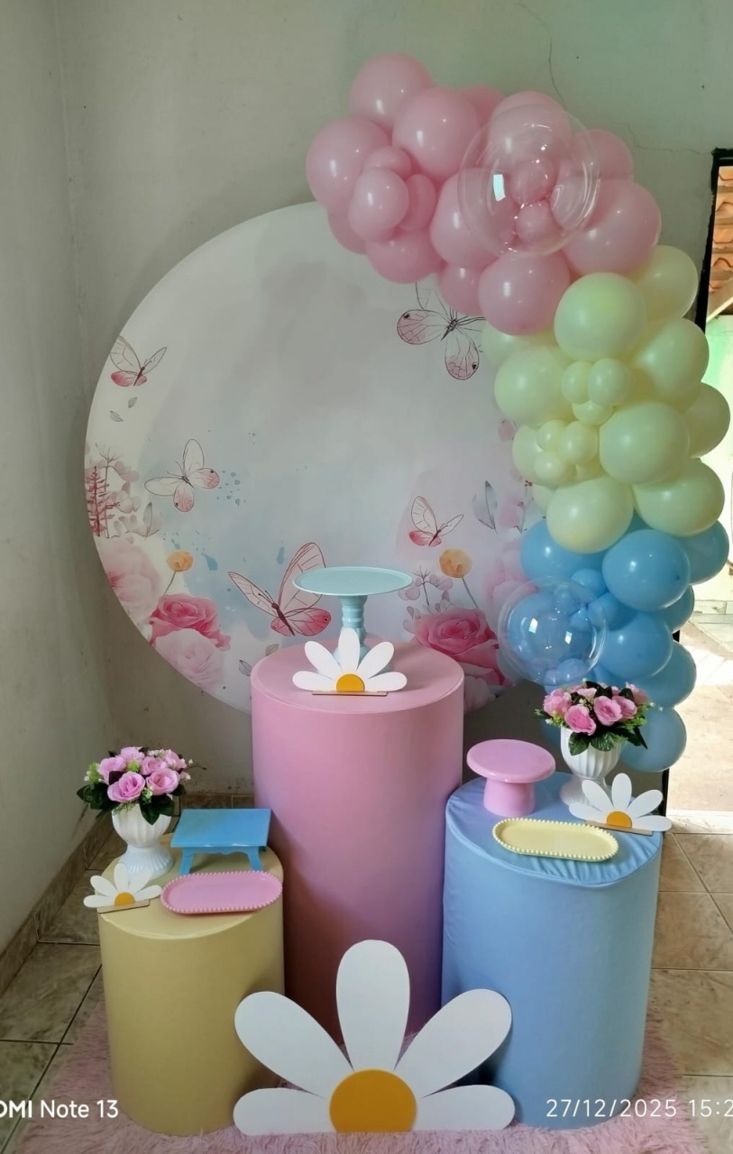 Alugue Pegue Monte Tema Para Festa Decoração Jardim das Borboletas - Catálogo Digital Big Day 