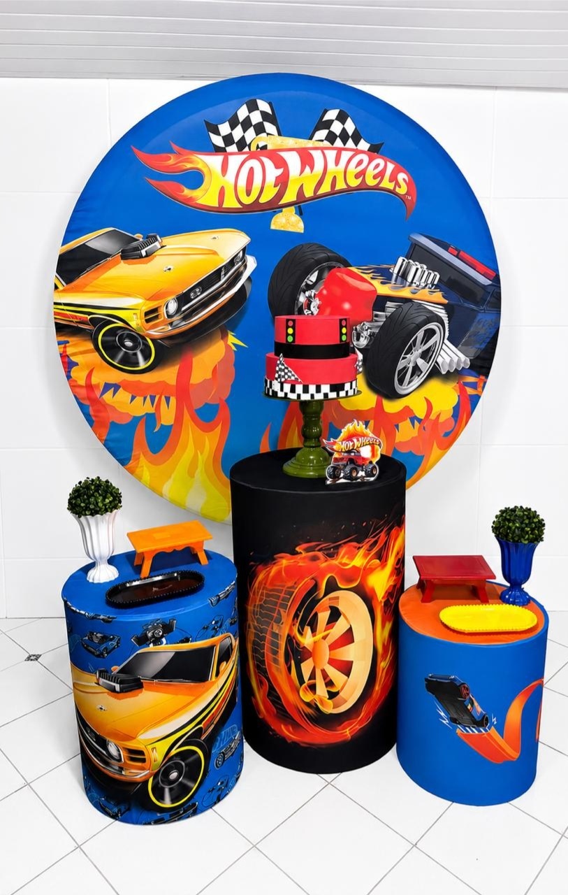 Alugue Pegue Monte Tema Para Festa Decoração  Hot Wheels - Catálogo Digital Big Day 