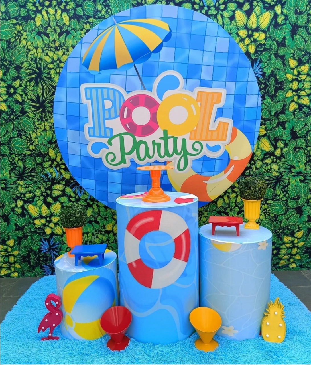 Alugue Tema Para Festa Decoração Pool Party Menino - Catálogo Digital Big Day 