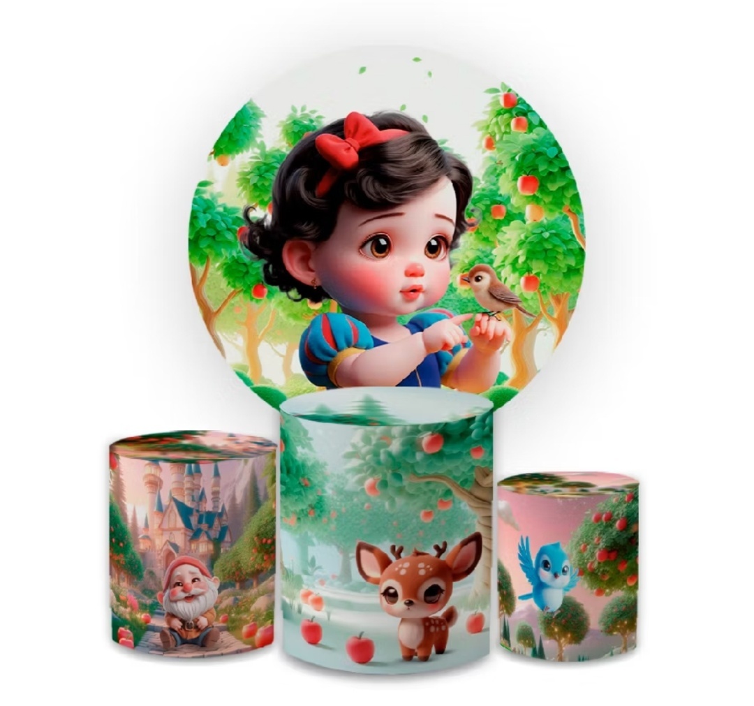 Alugue Pegue Monte Tema Para Festa Decoração Branca de Neve - Catálogo Digital Big Day 