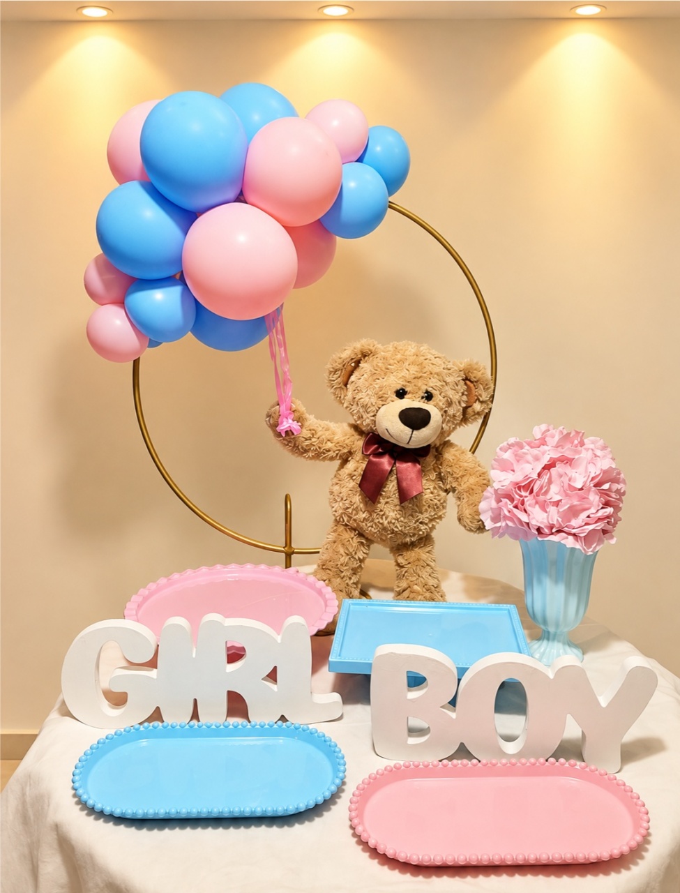 Alugue Festa Na Mesa Chá Revelação Urso - Catálogo Digital Big Day 