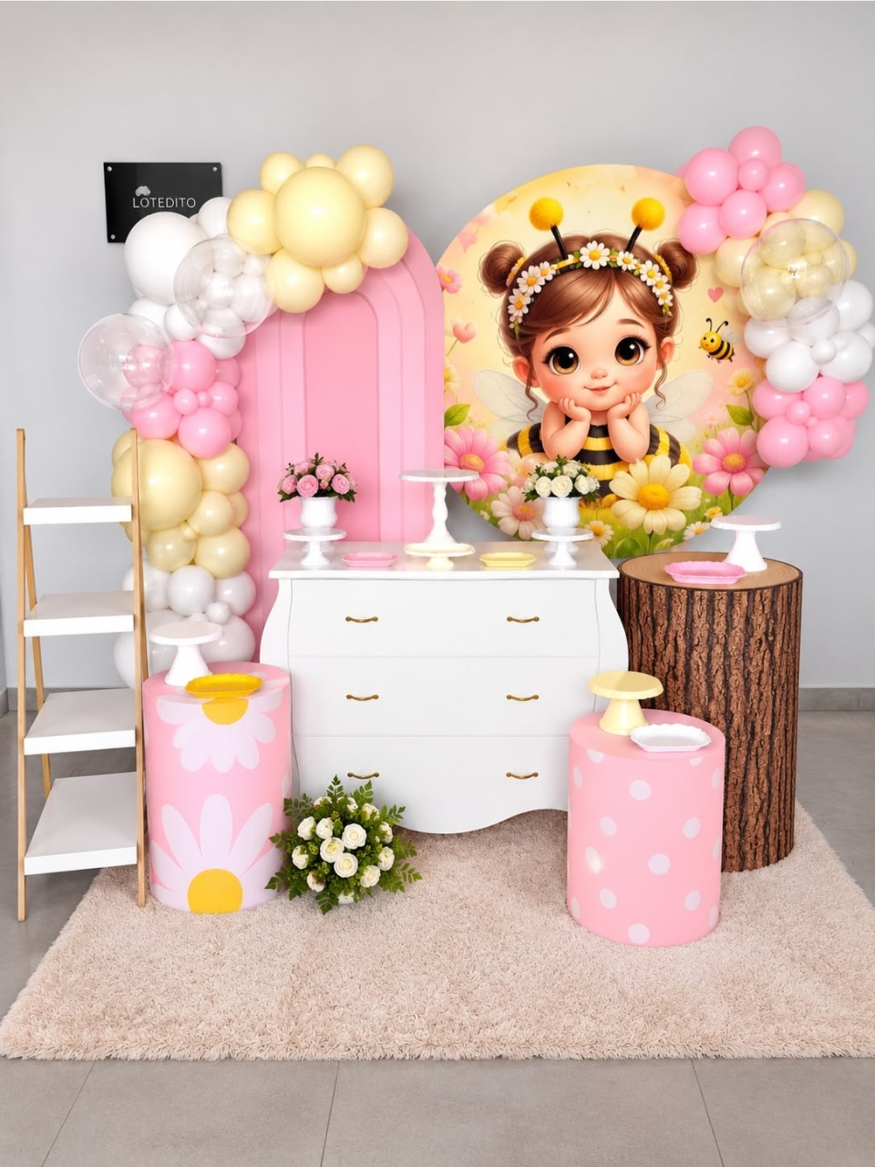 Alugue Pegue Monte Tema Para Festa Decoração Abelhinha Luxo - Catálogo Digital Big Day 
