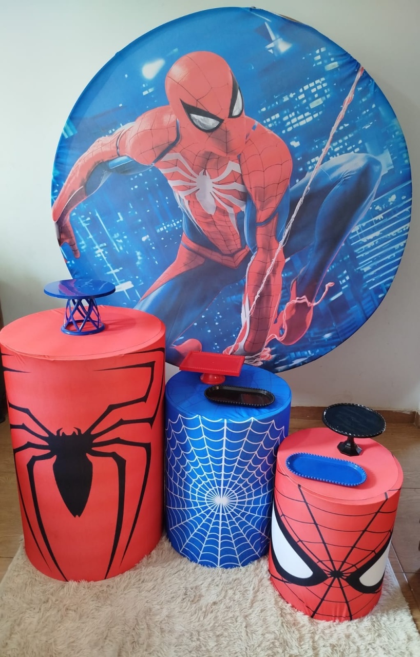 Alugue Pegue Monte Tema Para Festa Decoração Homem Aranha - Catálogo Digital Big Day 
