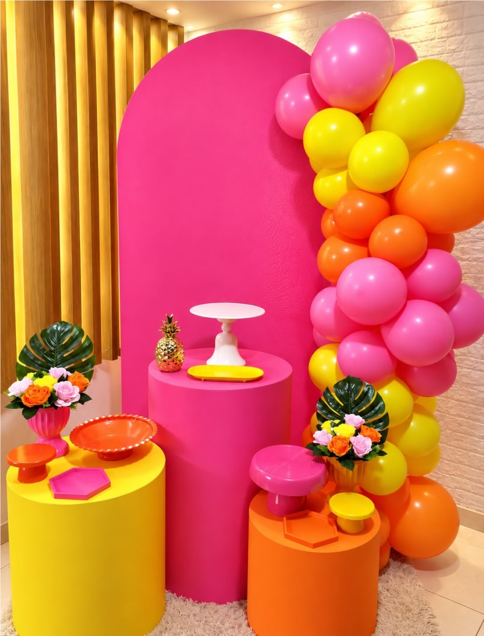 Alugue Pegue Monte Tema Para Festa Decoração Tropical Romano - Catálogo Digital Big Day 