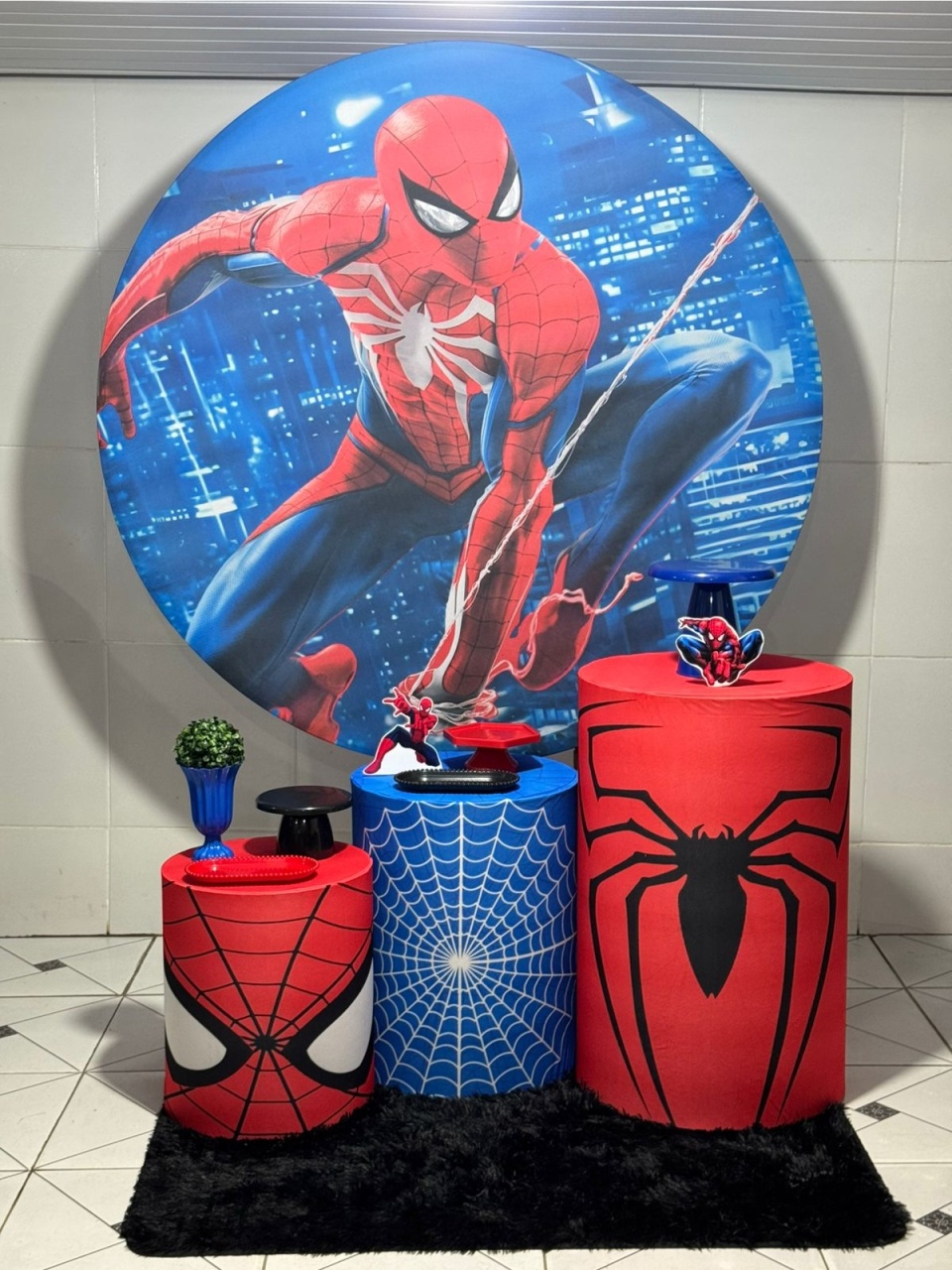 Alugue Pegue Monte Tema Para Festa Decoração Homem Aranha - Catálogo Digital Big Day 