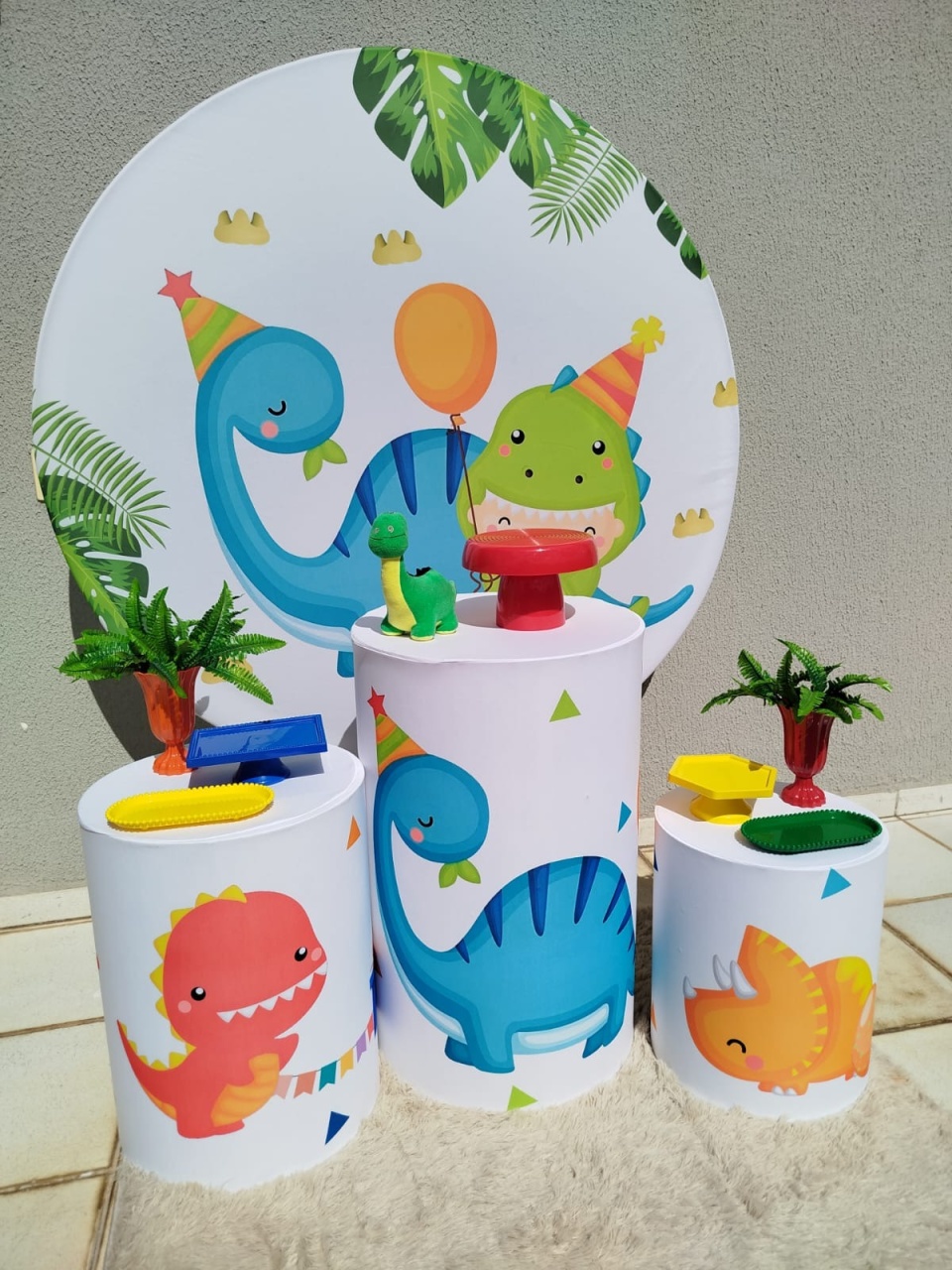 Alugue Pegue Monte Tema Para Festa Decoração Dino Baby - Catálogo Digital Big Day 