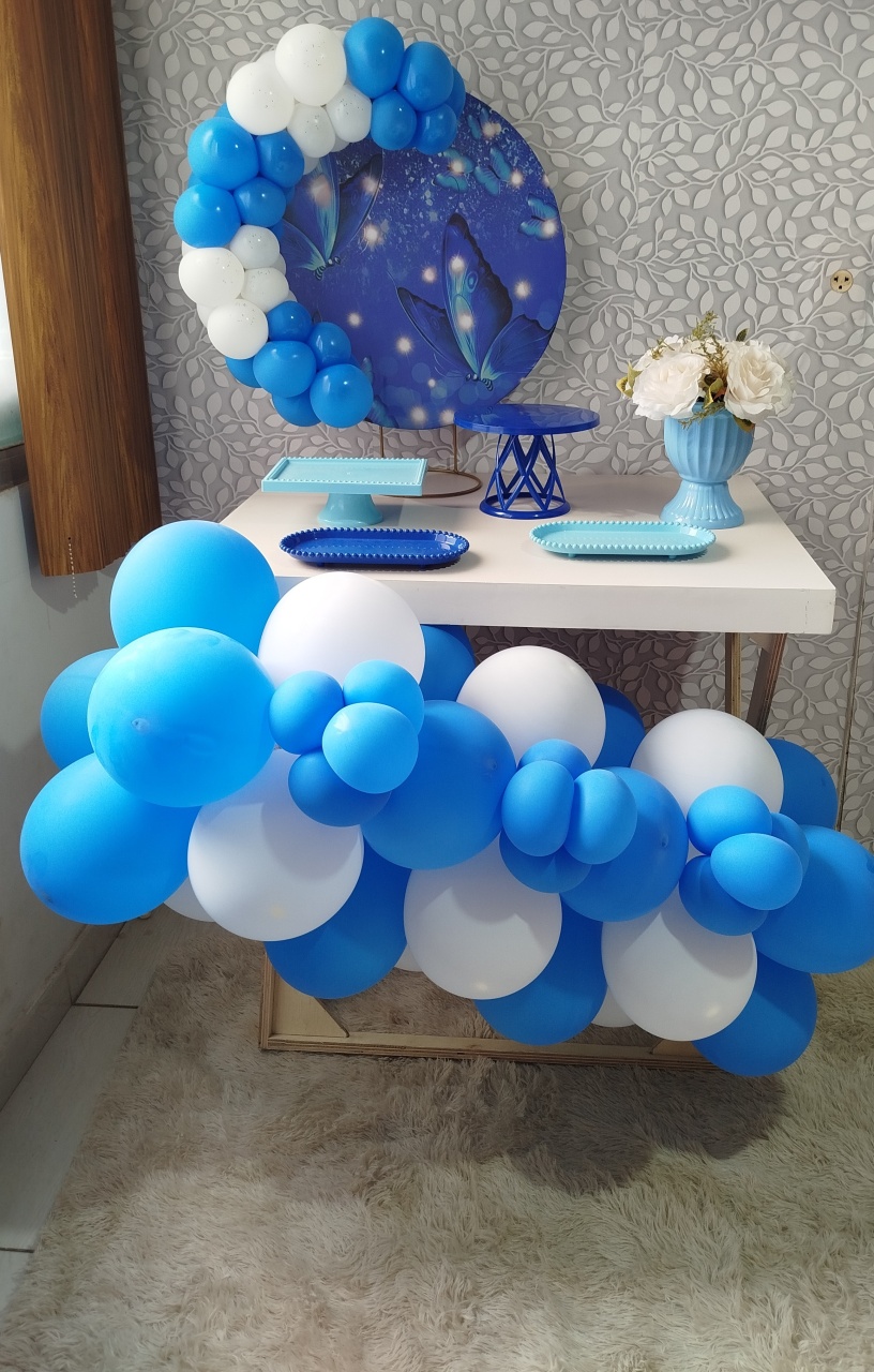 Alugue Festa Na Mesa Borboletas Azul - Catálogo Digital Big Day 