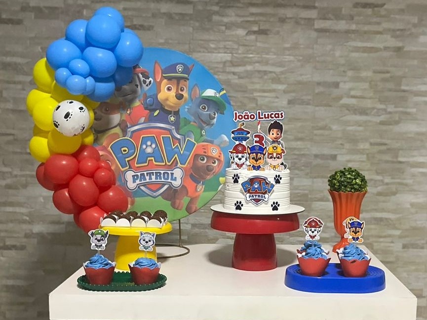 Alugue Festa Na Mesa Patrulha Canina 2 - Catálogo Digital Big Day 