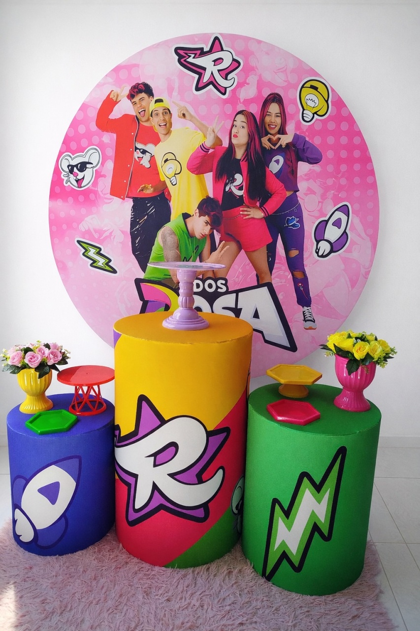 Alugue Tema Para Festa Decoração dos Rosa - Catálogo Digital Big Day 
