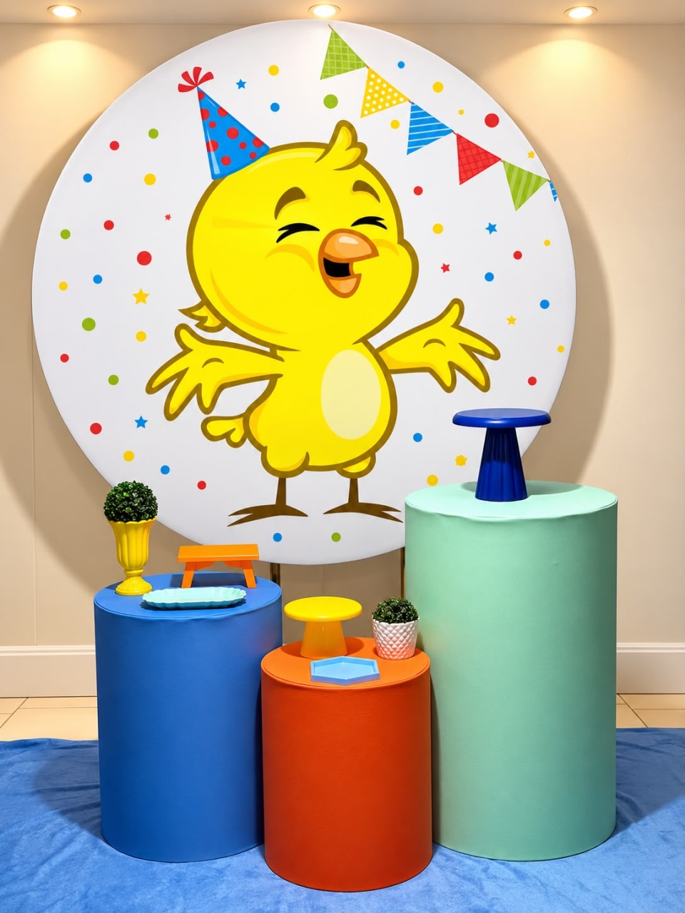 Alugue Pegue Monte Decoração Festa Pintinho Amarelinho - Catálogo Digital Big Day 