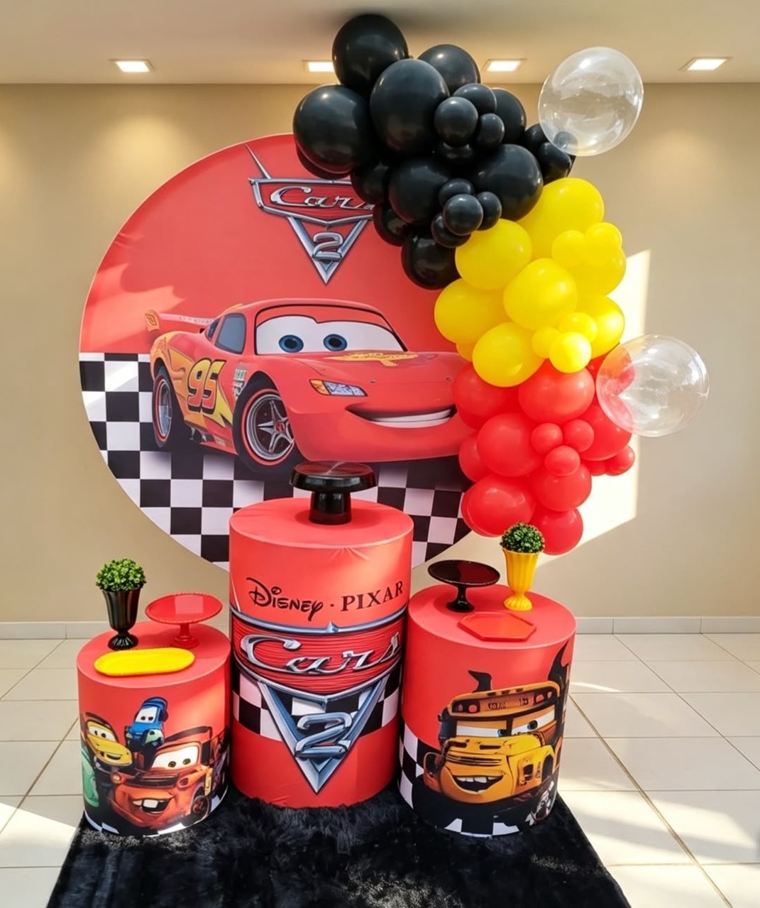 Alugue Pegue Monte Tema Para Festa Decoração Carros - Catálogo Digital Big Day 
