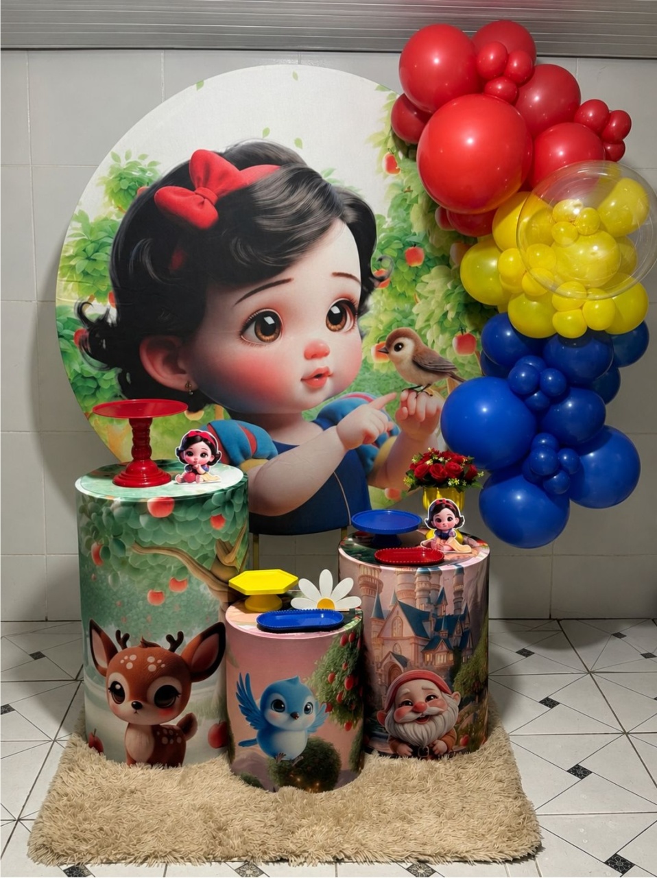 Alugue Pegue Monte Tema Para Festa Decoração Branca de Neve - Catálogo Digital Big Day 