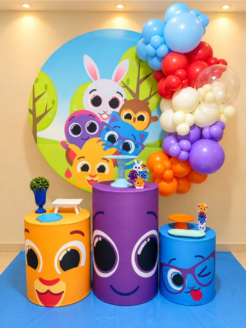 Alugue Pegue Monte Tema Para Festa Decoração  Bolofofos - Catálogo Digital Big Day 