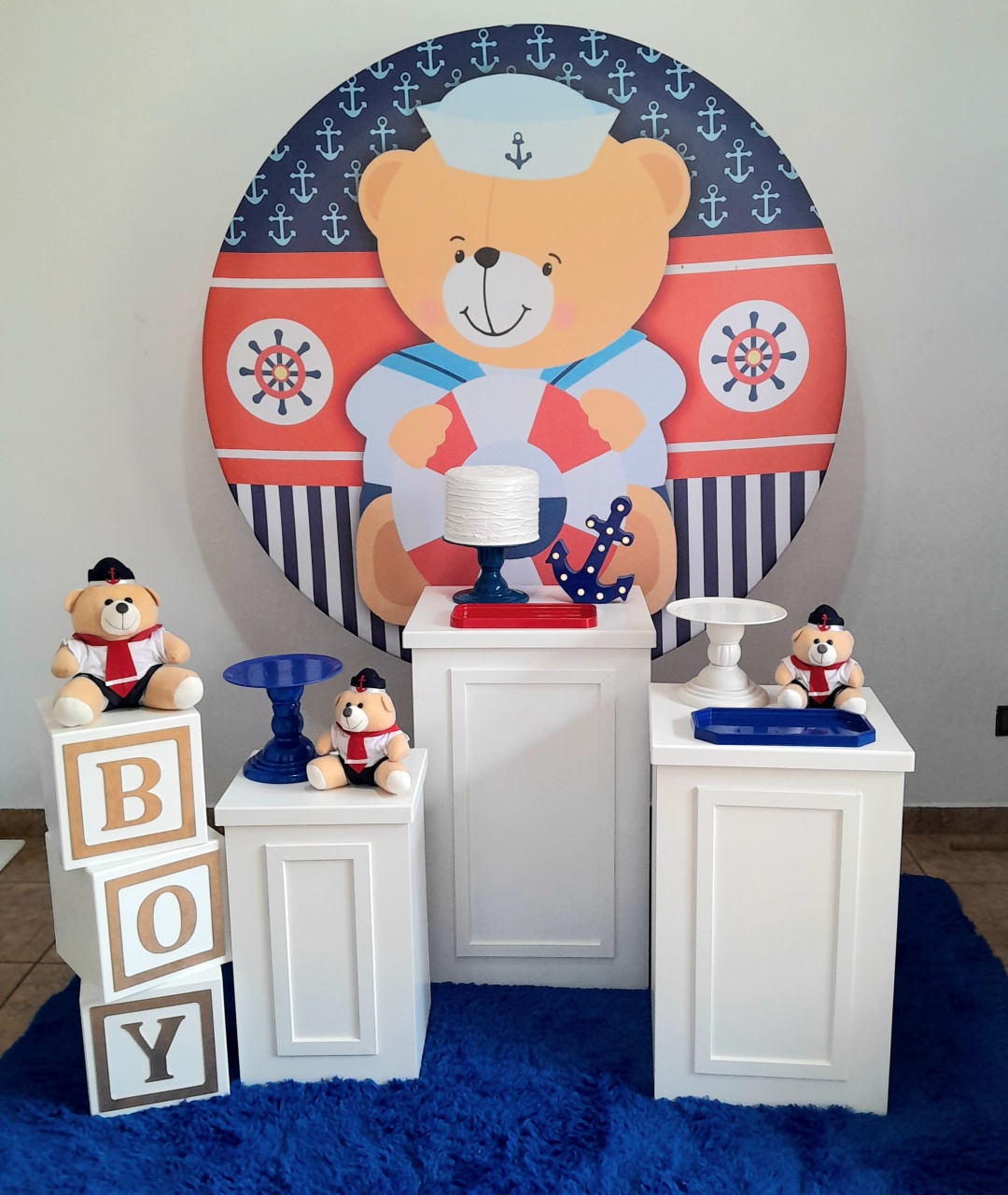 Ursinho Marinheiro Kit 2 - alegria em festa