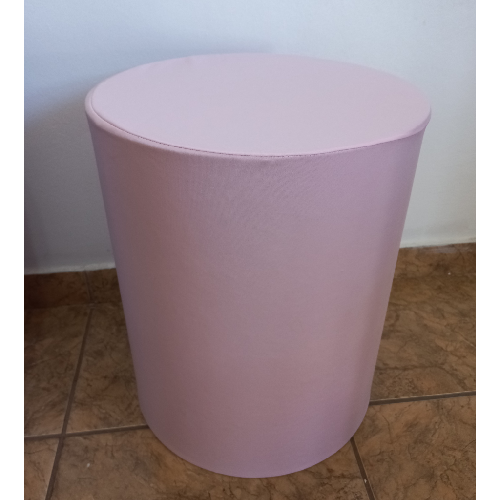 Capa Cilindro Rosa Bebe P - Rosa Bebe - alegria em festa