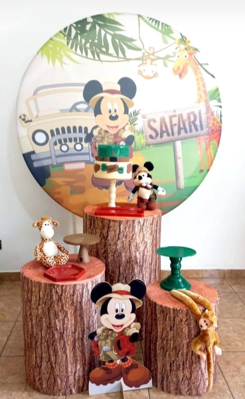 Combo Mickey Safari - alegria em festa