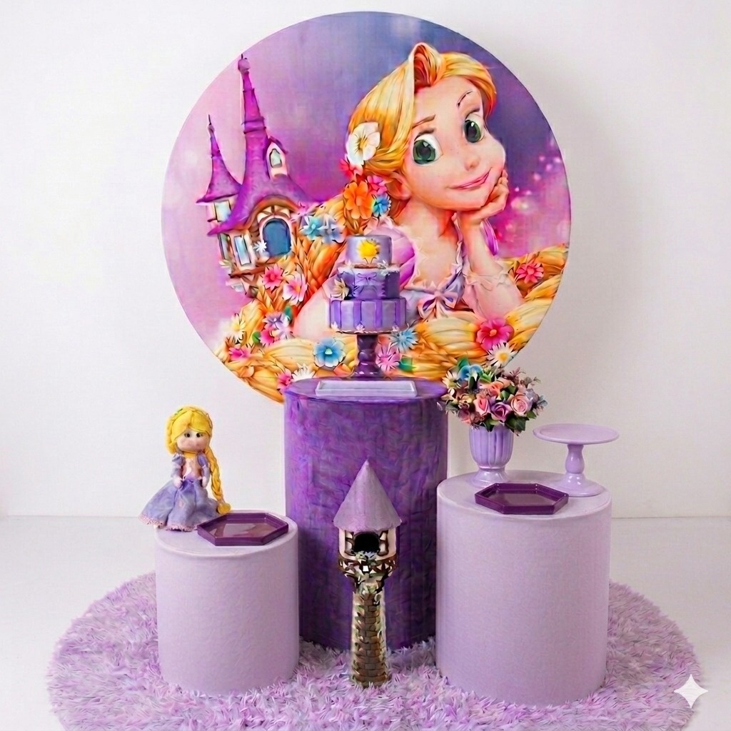 Kit Rapunzel - alegria em festa