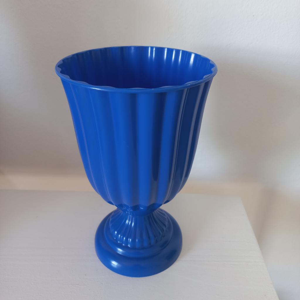 Vaso Dubai Azul Royal P - alegria em festa