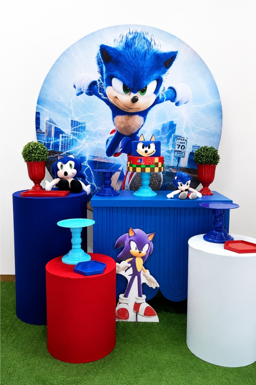 Sonic Modelo 2 - alegria em festa