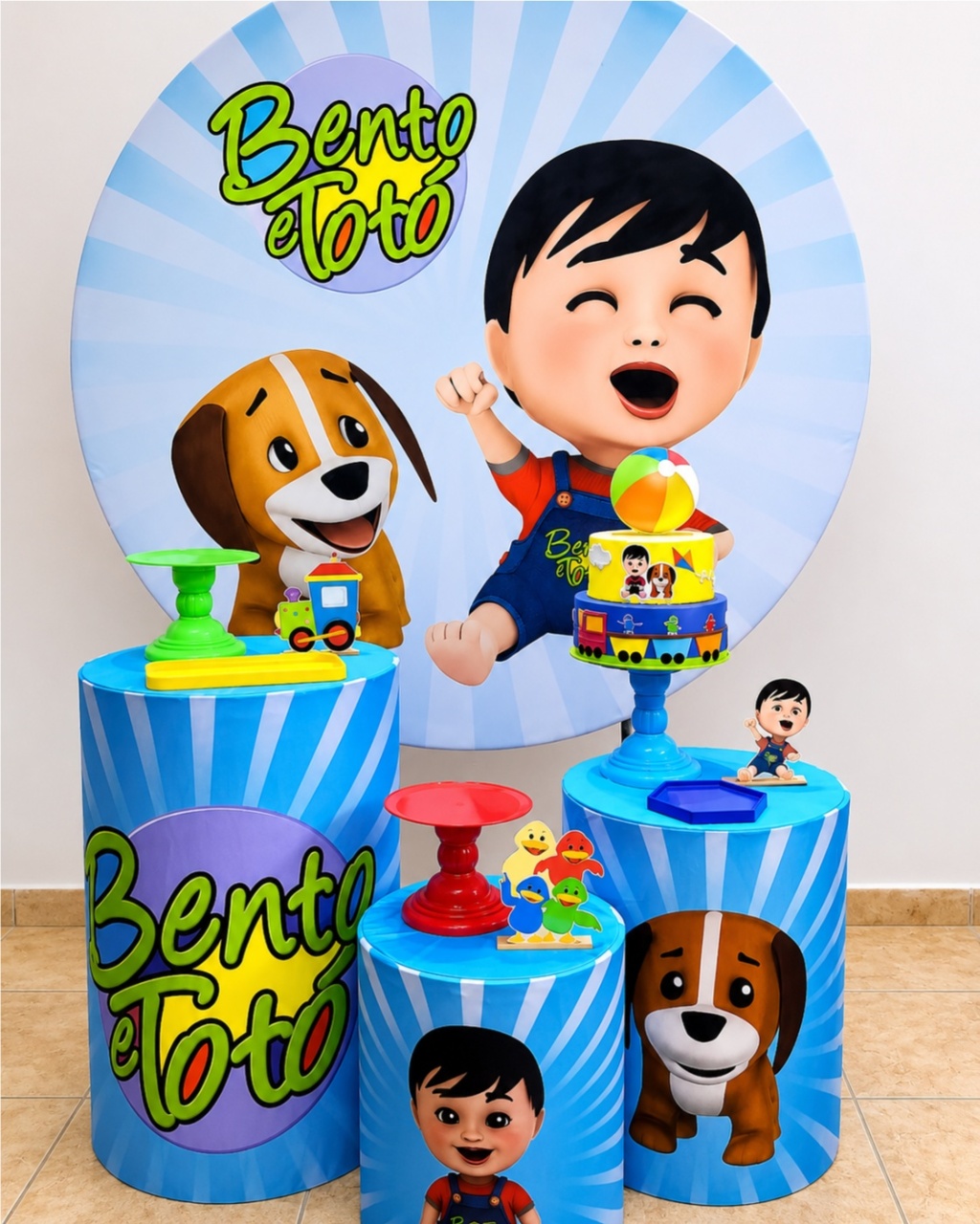 Bento E Totó Mod 1 - alegria em festa