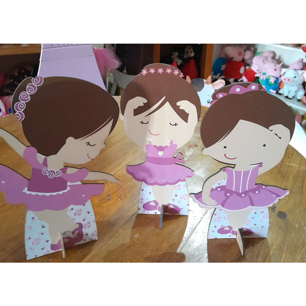 Kit Display de Mesa Bailarina - alegria em festa