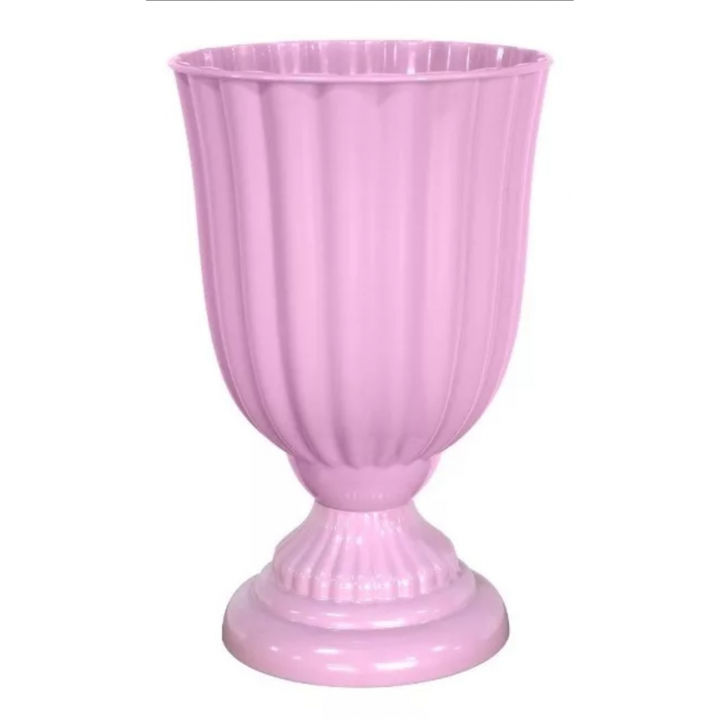 Vaso Dubai Pequeno Rosa Bebe - alegria em festa