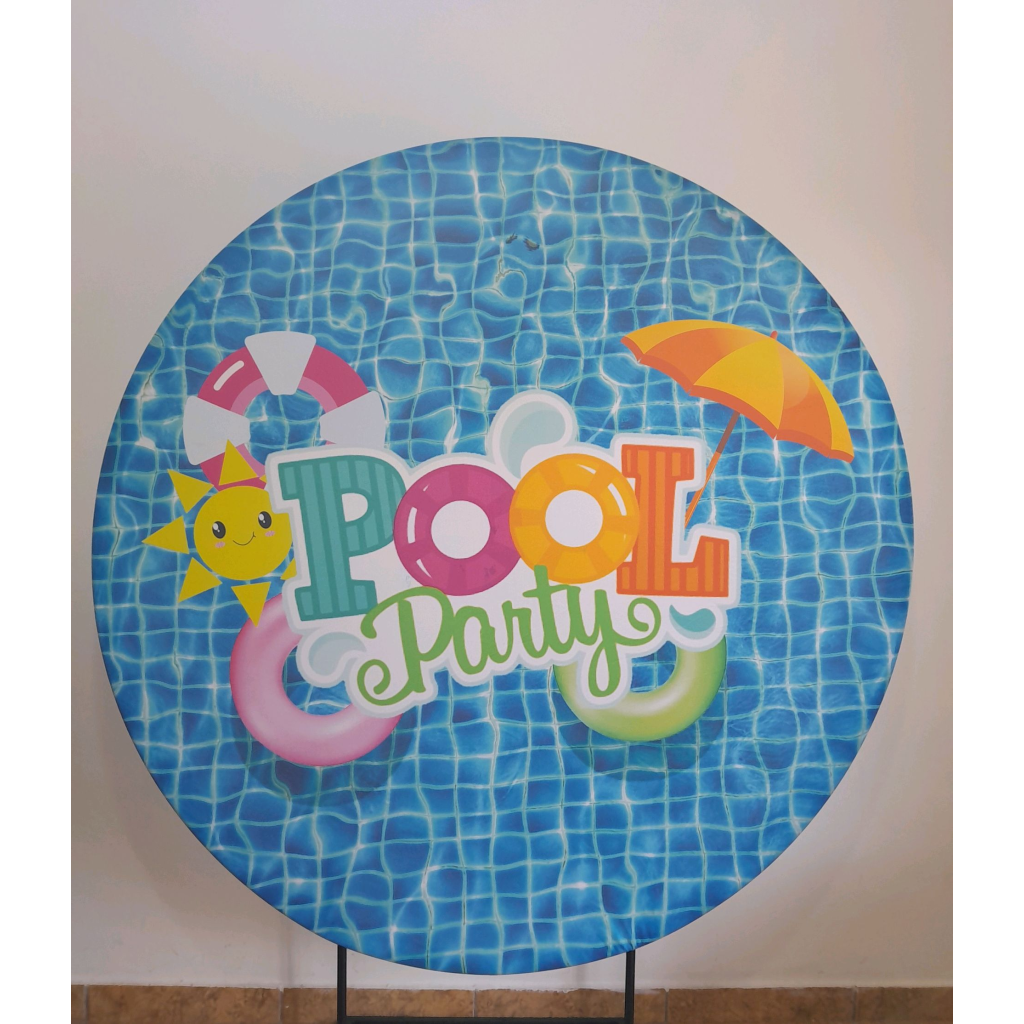 Painel Pool Party - alegria em festa