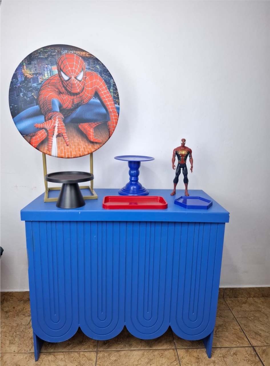 Festa Na Mesa Homem Aranha - alegria em festa